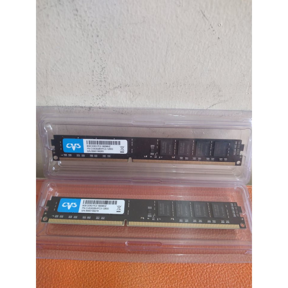 CVS 8GB DDR3 1600MHZ DESKTOP MEMORY