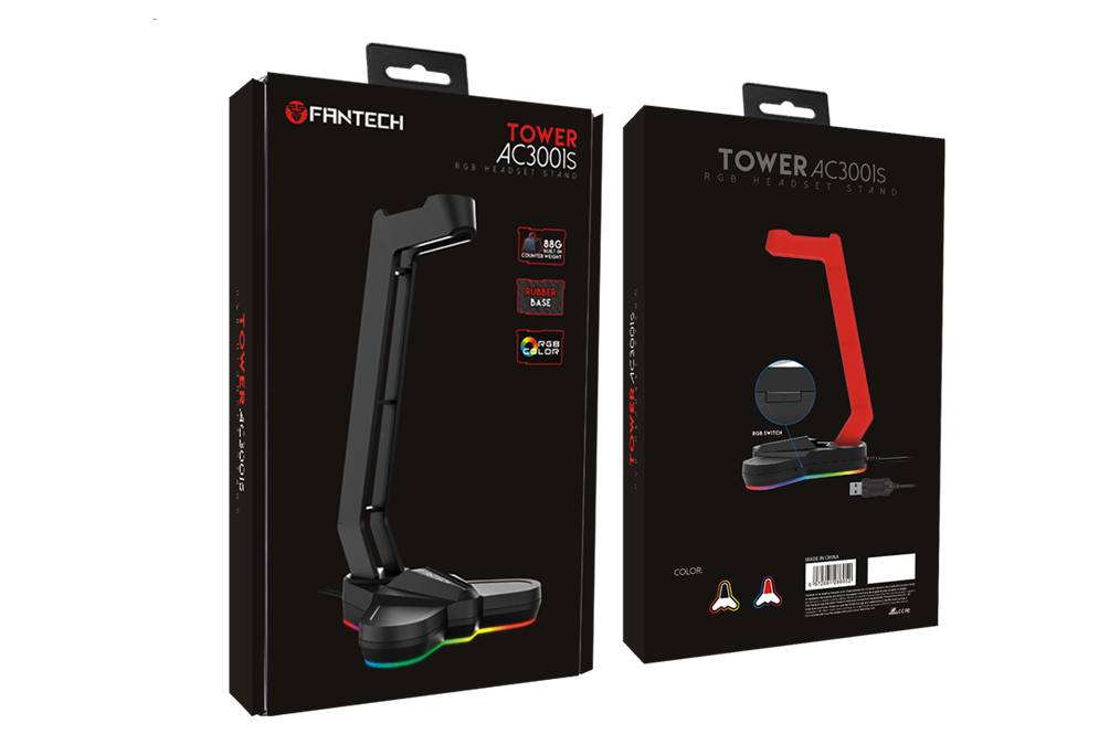 FANTECH AC3001s RGB TOWER HEADSET STAND