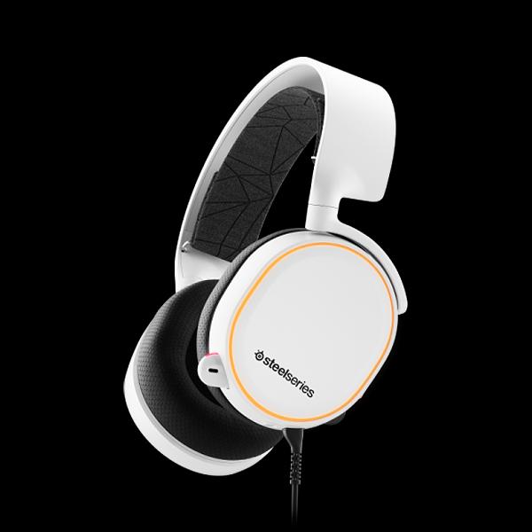 STEELSERIES ARCTIS 5 2019 EDITION 7.1 SURROUND(WHITE)RGB GAMING HEADSET