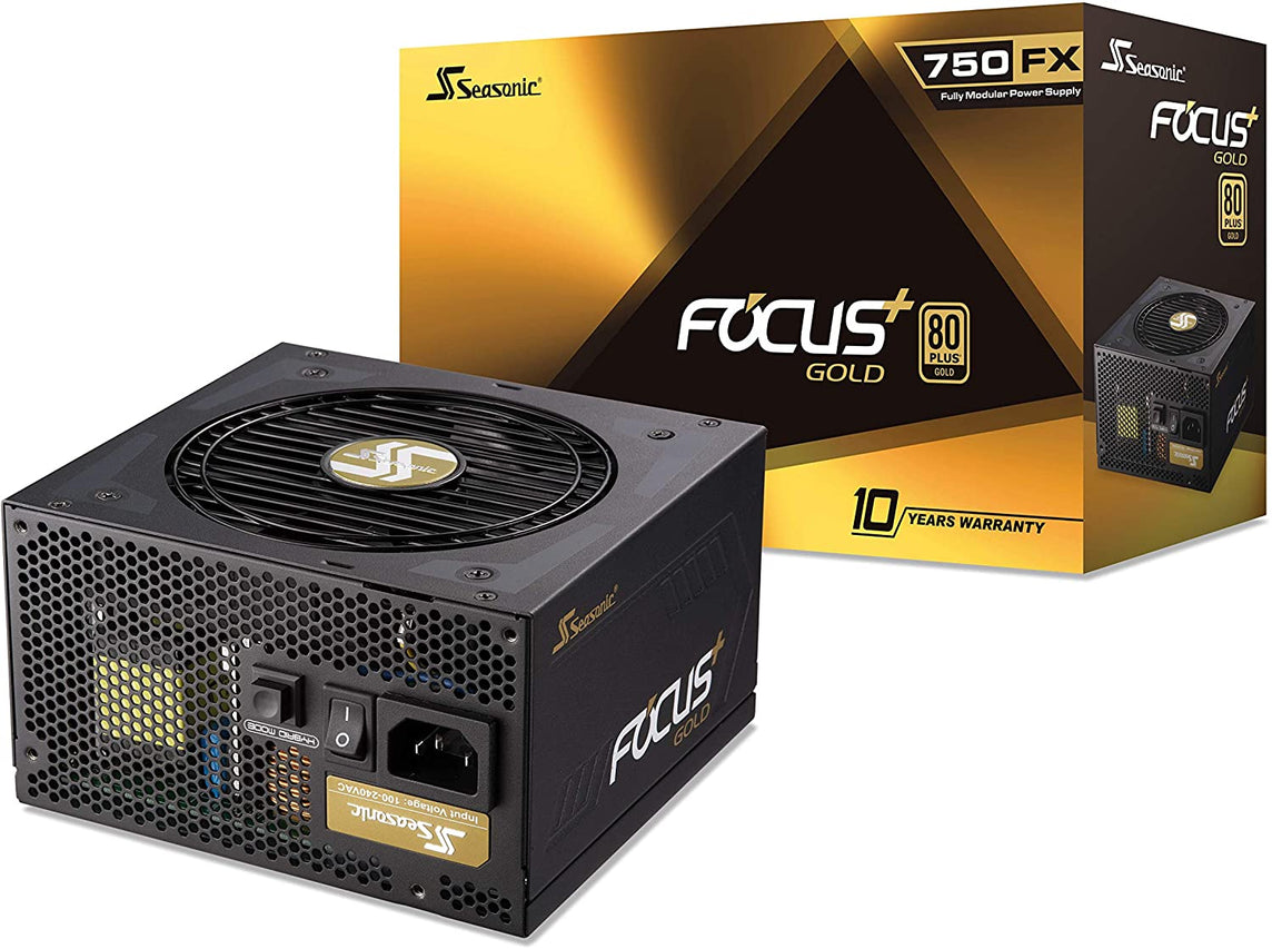 SEASONIC FOCUS PLUS 750 GOLD SSR-750FX 750WATTS 80+ GOLD ATX12V POWER SUPPLY