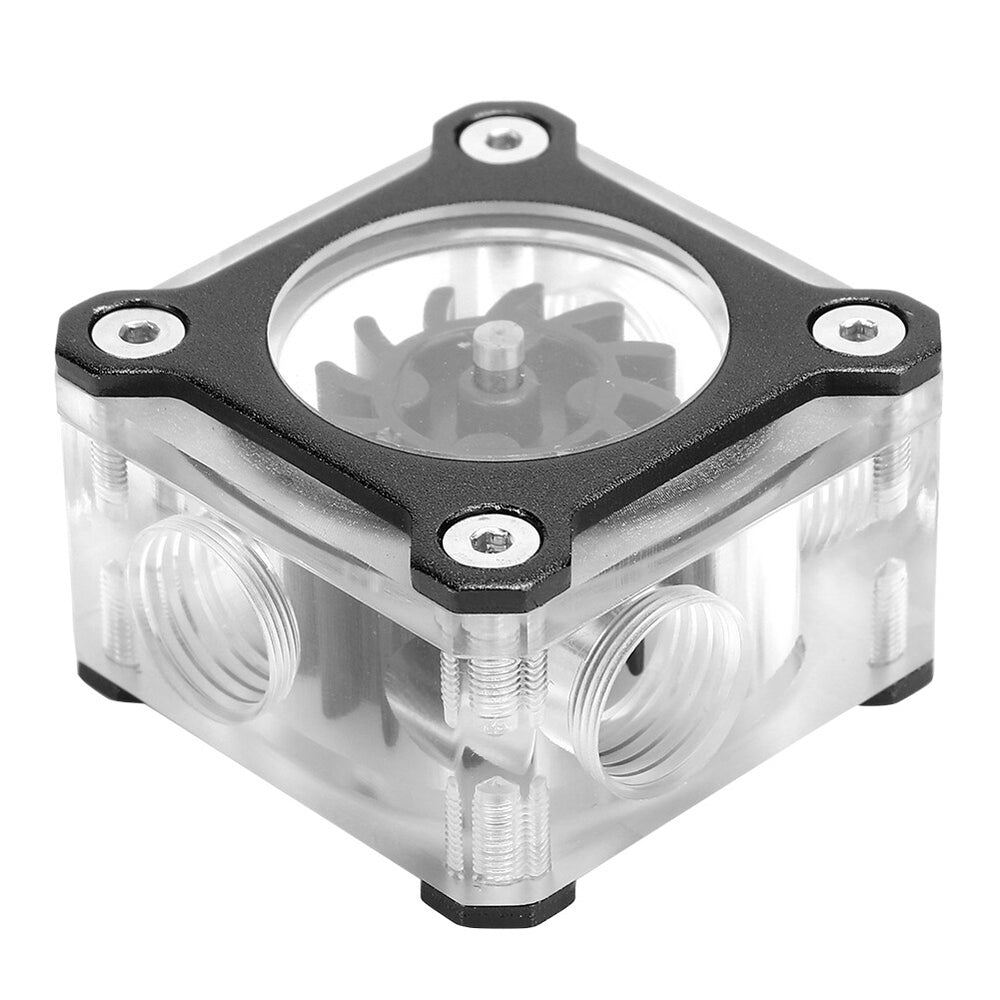 PC WATER COOLING FLOW INDICATOR METER G1/4 THREAD PART FOR COMPUTER PC HPT BLACK