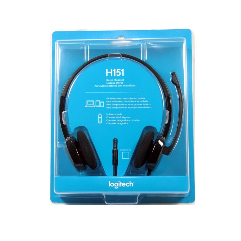 LOGITECH H151 STEREO HEADSET WITH NOISE CANCELLING MIC HEADSET