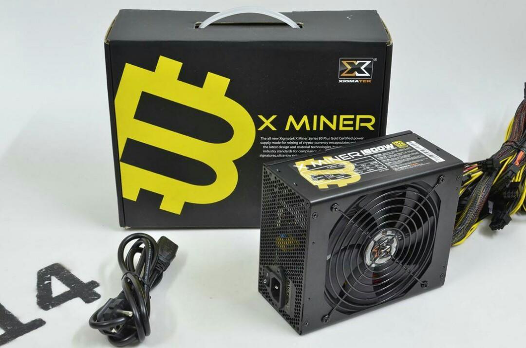 XIGMATEK X MINER 1600WATTS 92+ EFFICIENCY POWER SUPPLY