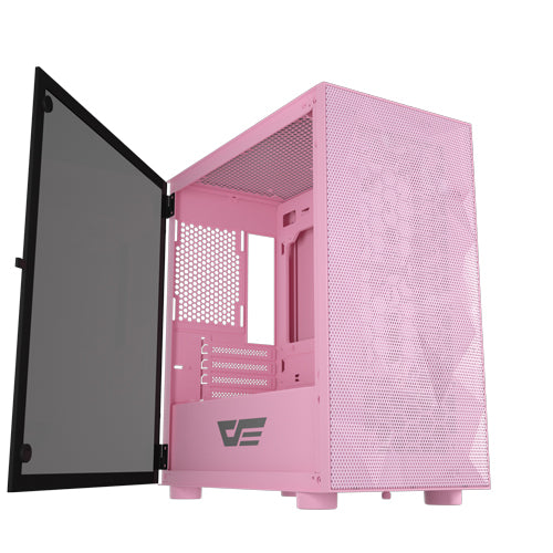 DARKFLASH DLM21 M-ATX PINK GAMING CASE