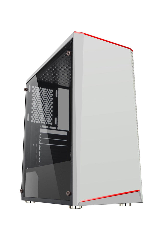 BOSSTON CS-286 ATX – WHITE | ACRYLIC WINDOW SIDE PANEL GAMING CASE