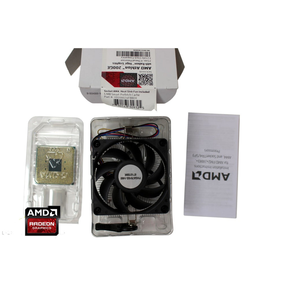 AMD ATHLON™ 200GE  WITH RADEON™ VEGA 3 GRAPHICS PROCESSOR
