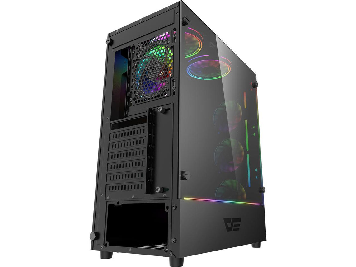 DARKFLASH J11 BLACK ATX MID-TOWER GAMING CASE