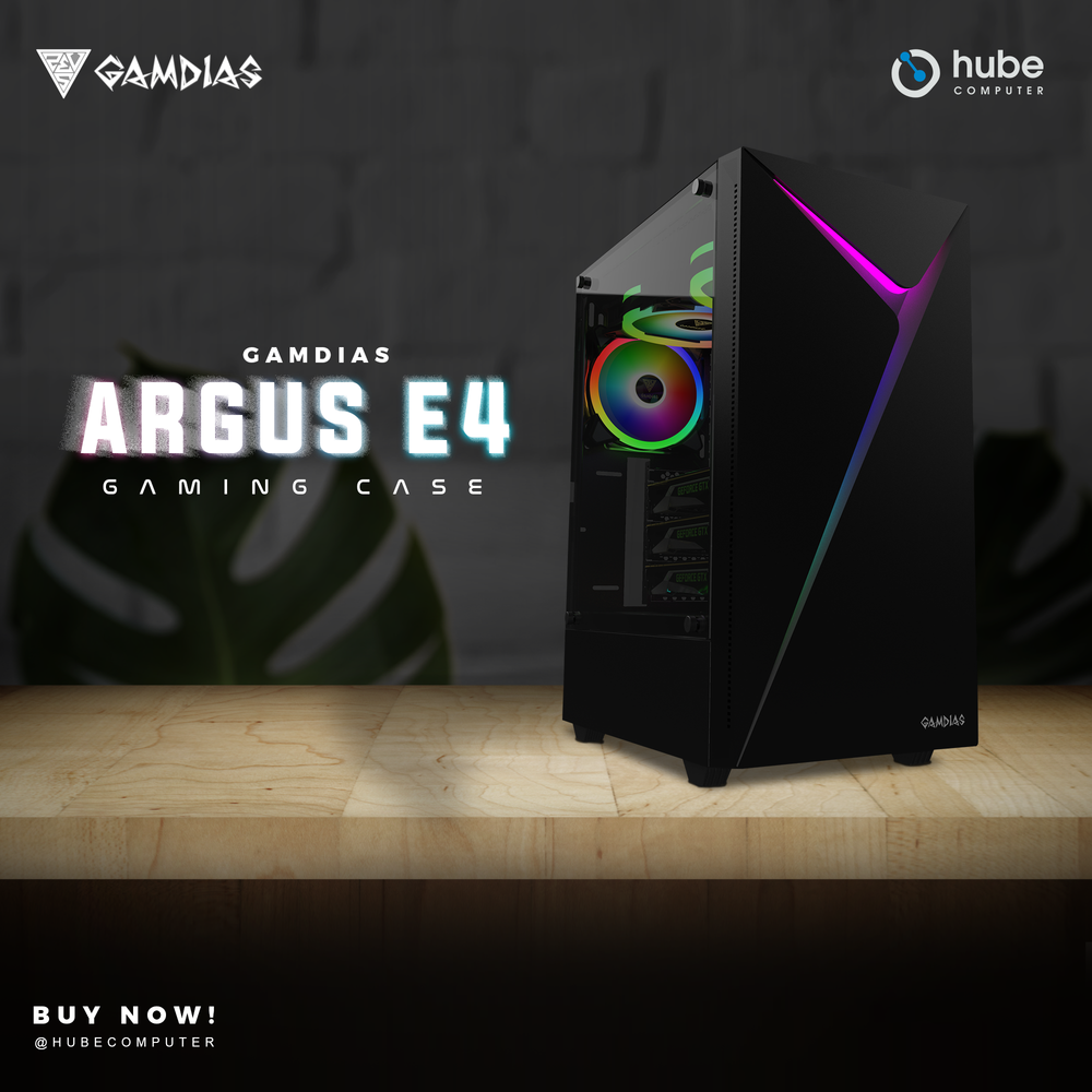 GAMDIAS ARGUS-E4 MID TOWER GAMING CASE