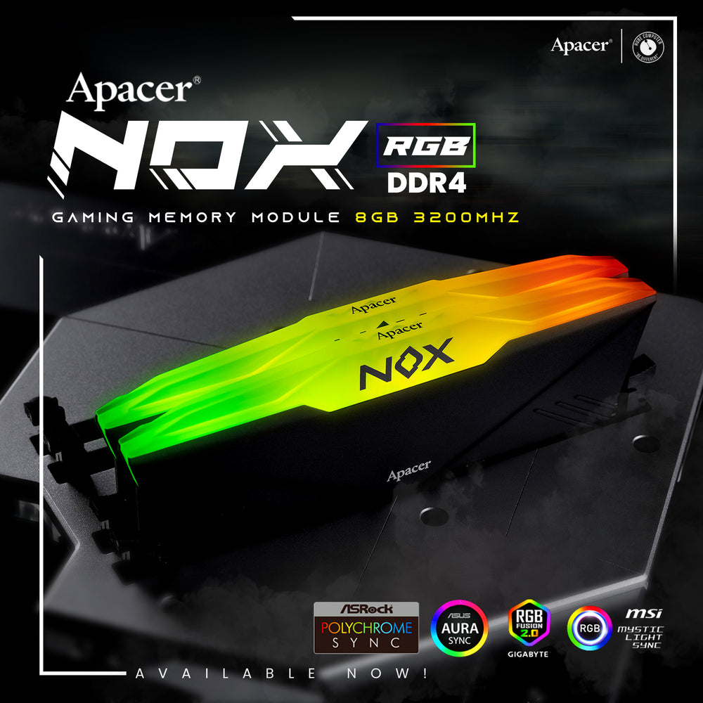 APACER NOX RGB 8GB DDR4 3200MHZ