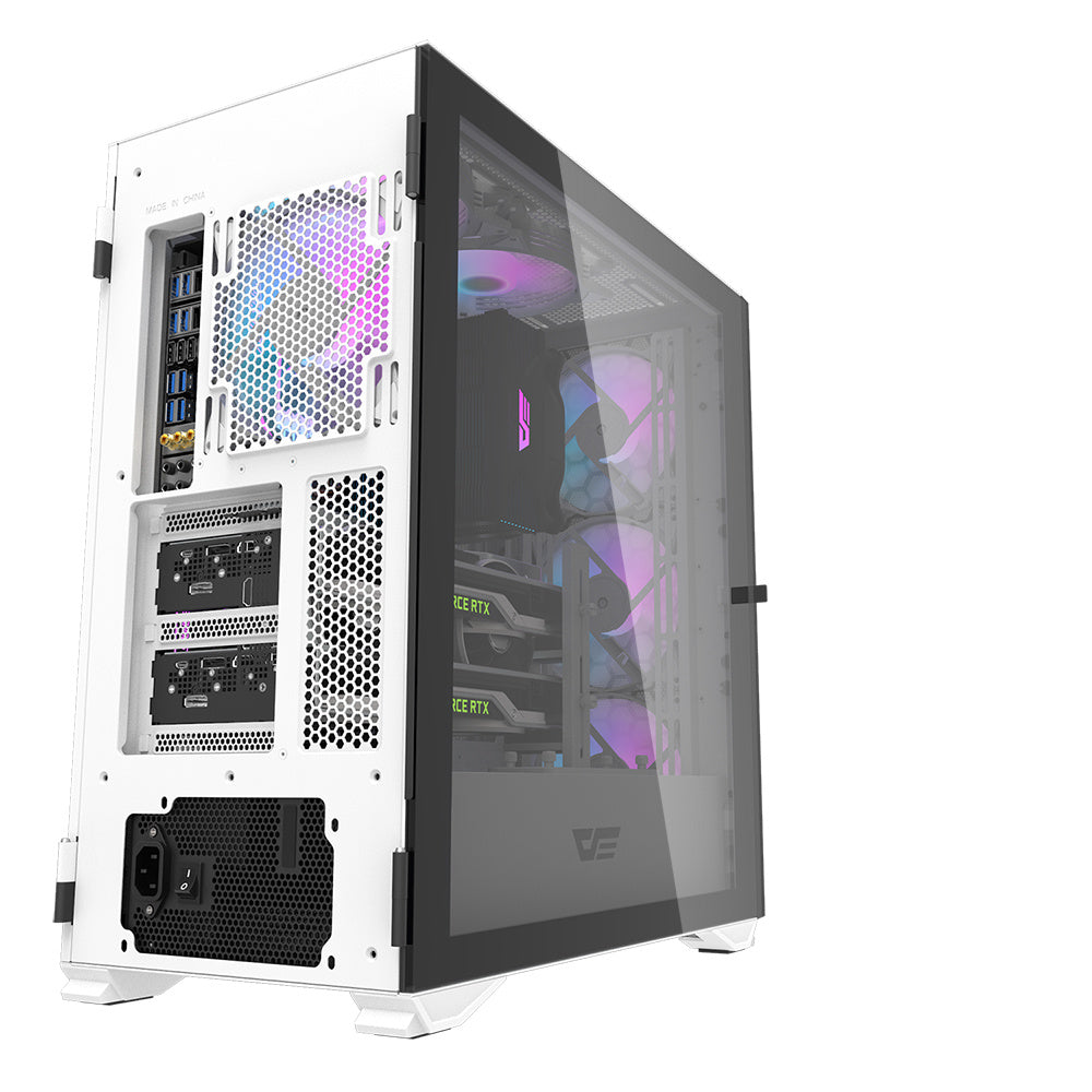 DARKFLASH DLX21 MESH WHITE GAMING CASE