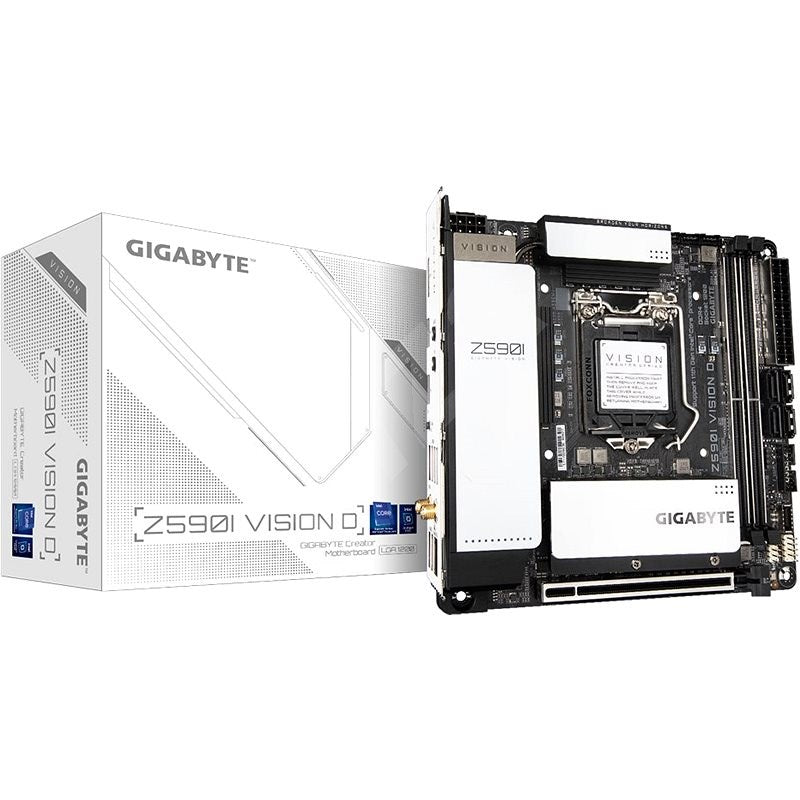 GIGABYTE INTEL Z590I-VISION-D LGA 1200 PCIE MOTHERBOARD