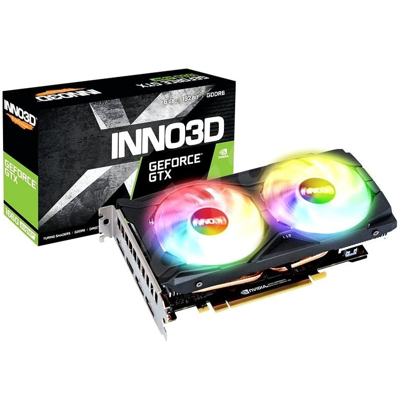 INNO 3D GEFORCE GTX 1660 SUPER TWIN X2 OC RGB 6GB GDDR6 GRAPHICS CARD