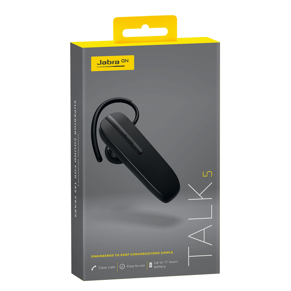 JABRA TALK 5 BLUETOOTH BLACK HEADSET