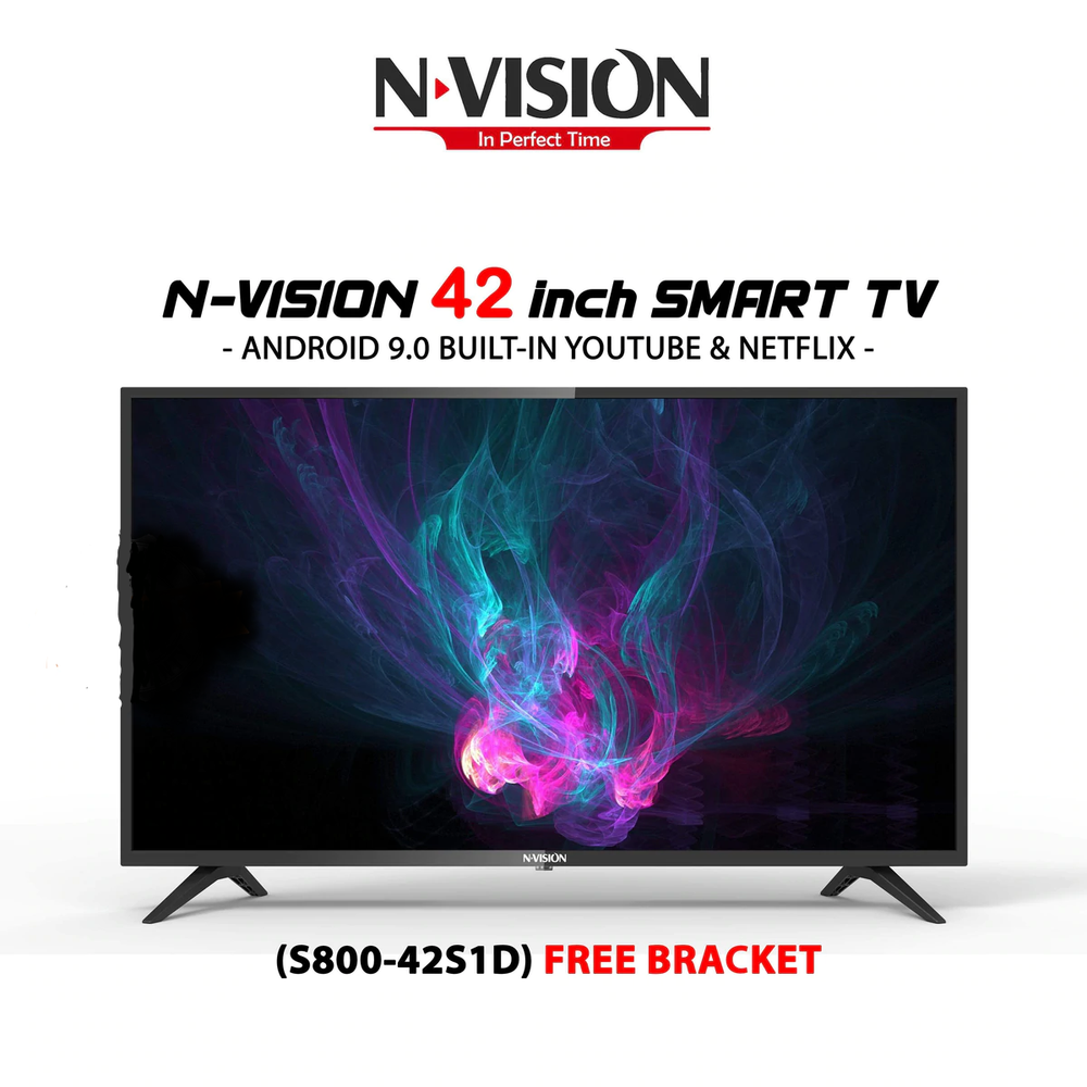 NVISION S800-42SID 42 INCH SMART TV FHD ANDROID 9.0 SMART TV