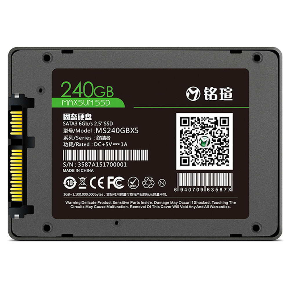 MAXSUN 240GB SSD 2.5" SATA3 ORIGINAL BRAND INTERNAL SSD