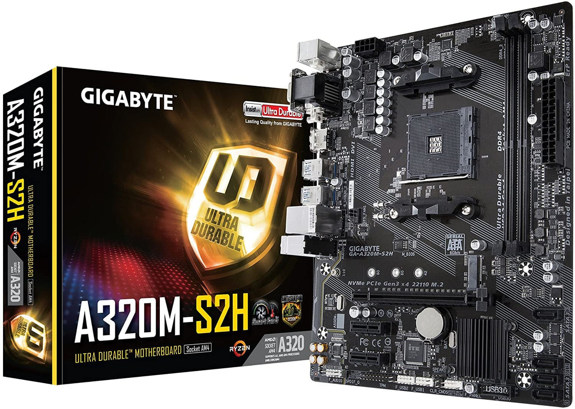 GIGABYTE GA-A320M-S2H MOTHERBOARD