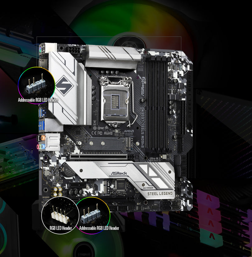 ASROCK B460M STEEL LEGEND MOTHERBOARD