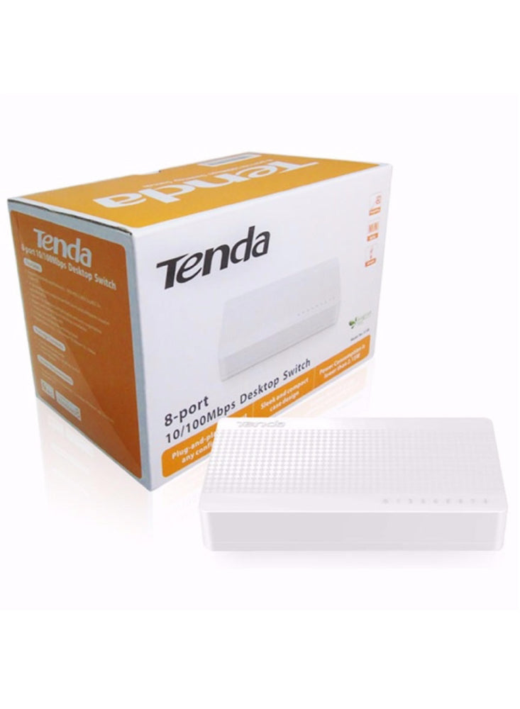 TENDA SWITCH HUB 100/M 8 PORT S108 MEGABIT