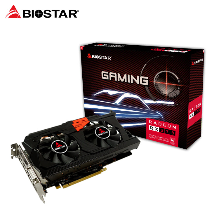 BIOSTAR RX570 8GB GRAPHICS CARD