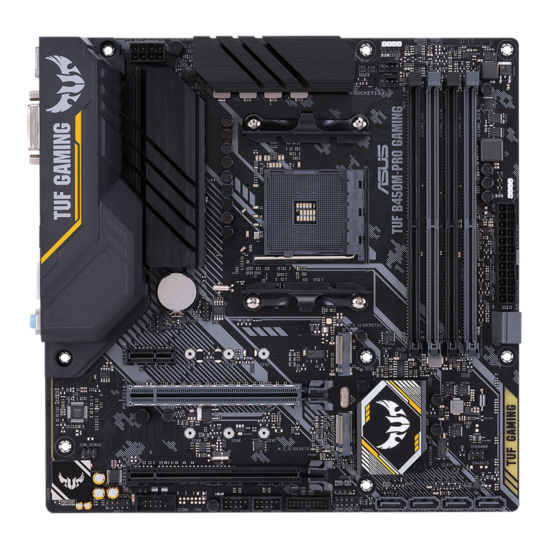 ASUS TUF B450M-PRO GAMING MOTHERBOARD