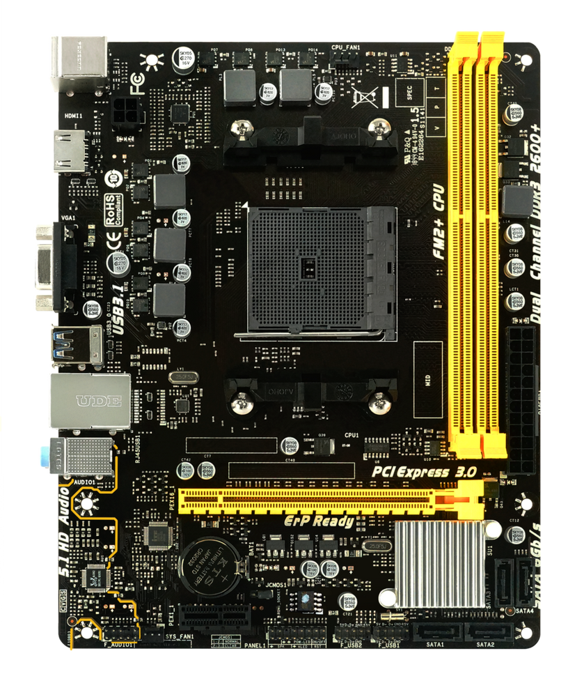 BIOSTAR A68MHE AMD A68H FM2 + DDR3 MICRO ATX MOTHERBOARD