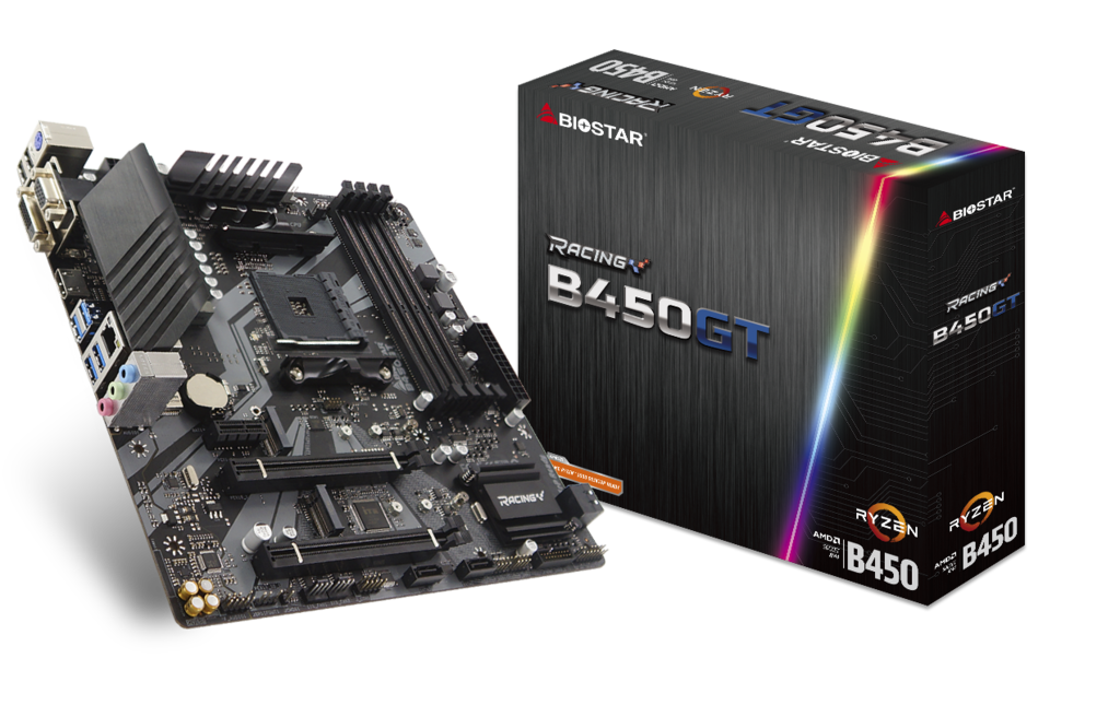 BIOSTAR B450GT AM4 AMD MICRO ATX AMD MOTHERBOARD