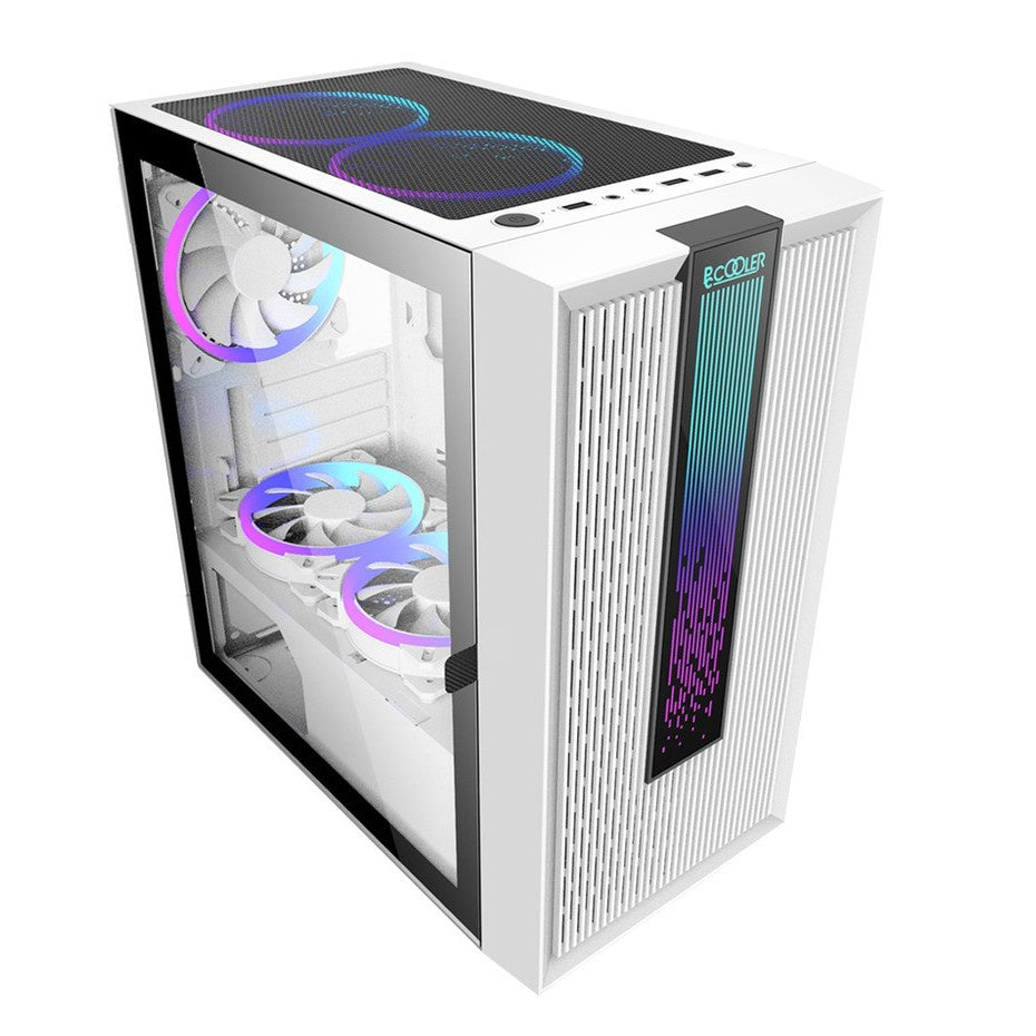 PC COOLER LM200 MATX/ITX CASE COMPUTER WHITE CASE