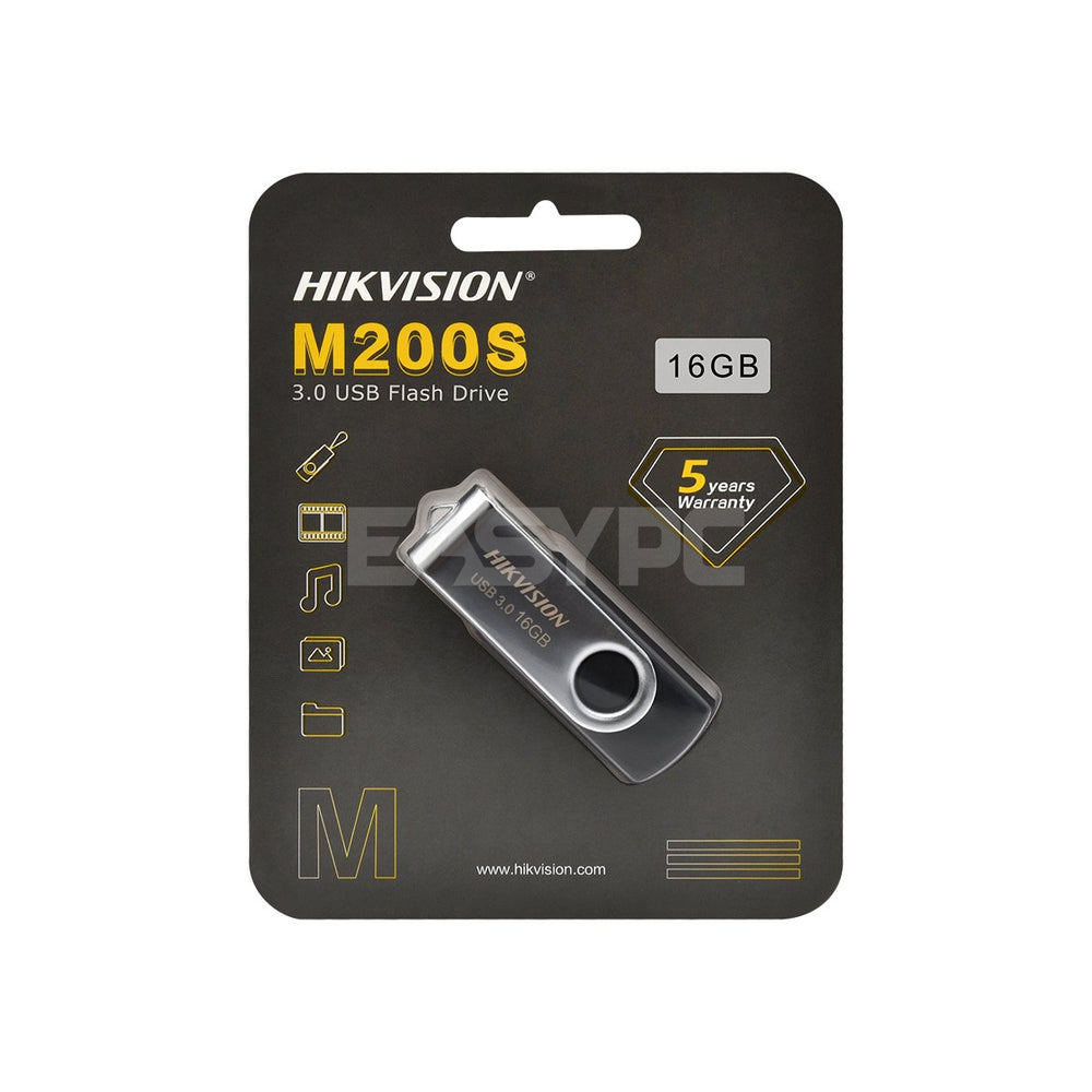 HIKVISION HS-USB M200S 16GB USB 2.0 BLACK FLASH DRIVE
