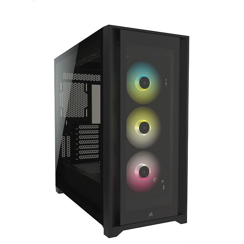 CORSAIR ICUE 5000X RGB TEMPERED GLASS MID-TOWER ATX PC SMART CASE
