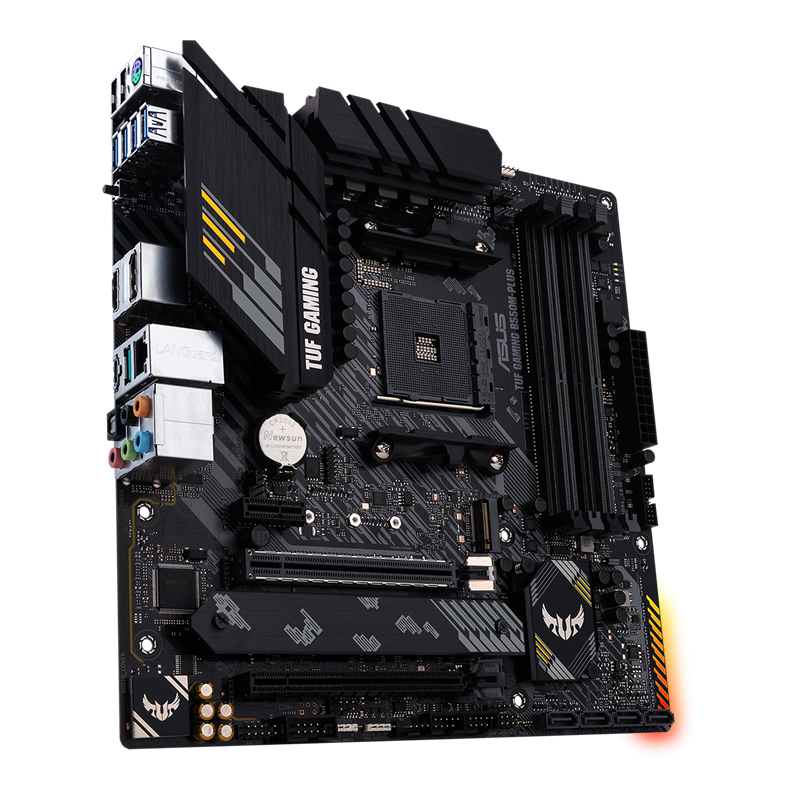 ASUS TUF AMD B550M-PLUS (RYZEN AM4) MICRO ATX GAMING MOTHERBOARD