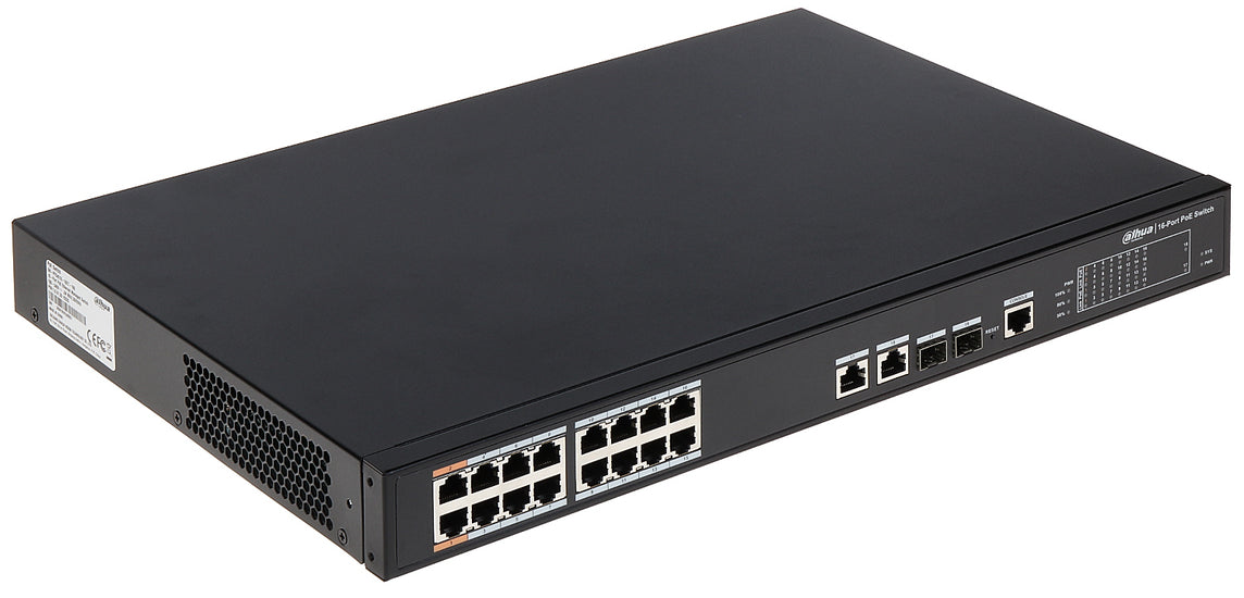 DAHUA DH-PFS4218-16ET-240 POE SWITCH 16 PORT 10/100MBPS