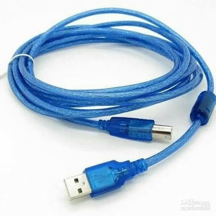 USB PRINTER CABLE 3 METERS BLUE/BLACK