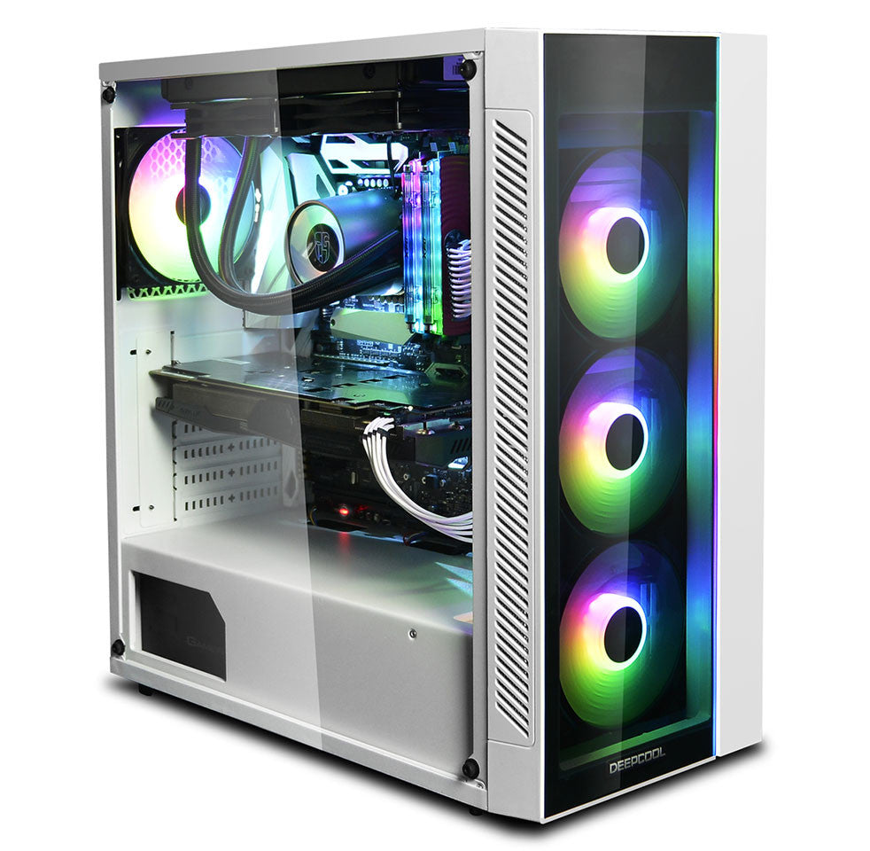 DEEPCOOL MATREXX 55 V3 WITHOUT FAN (WHITE) GAMING CASE