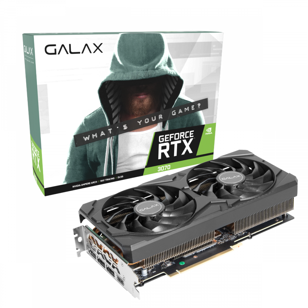 GALAX GEFORCE RTX™ 3070 (1-CLICK OC) LHR 8GB GDDR6 GRAPHICS CARD