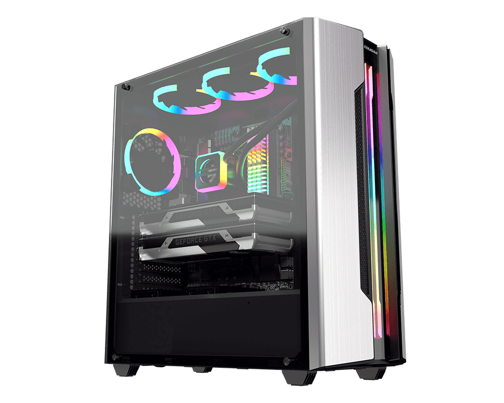 COUGAR GEMINI S SILVER GAMING MID TOWER CASE