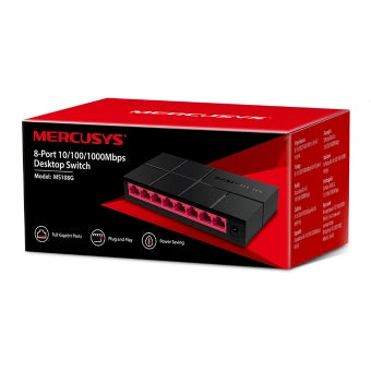 MERCUSYS 8 PORT GIGABIT SWITCH HUB