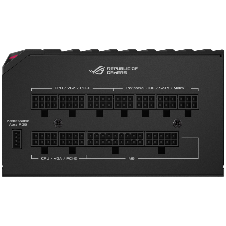 ASUS ROG THOR 850 80+ PLATINUM 850W FULLY MODULAR RGB POWER SUPPLY