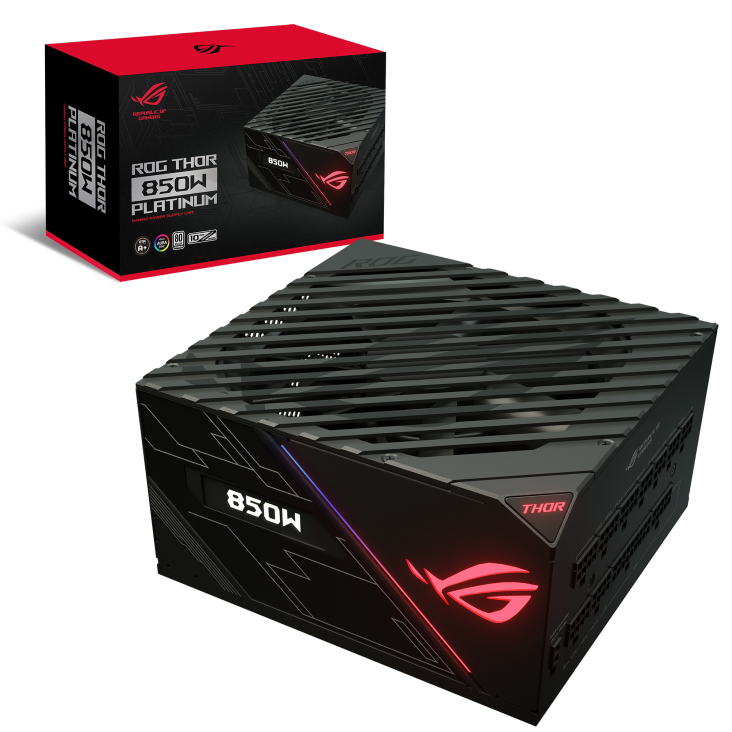 ASUS ROG THOR 850 80+ PLATINUM 850W FULLY MODULAR RGB POWER SUPPLY