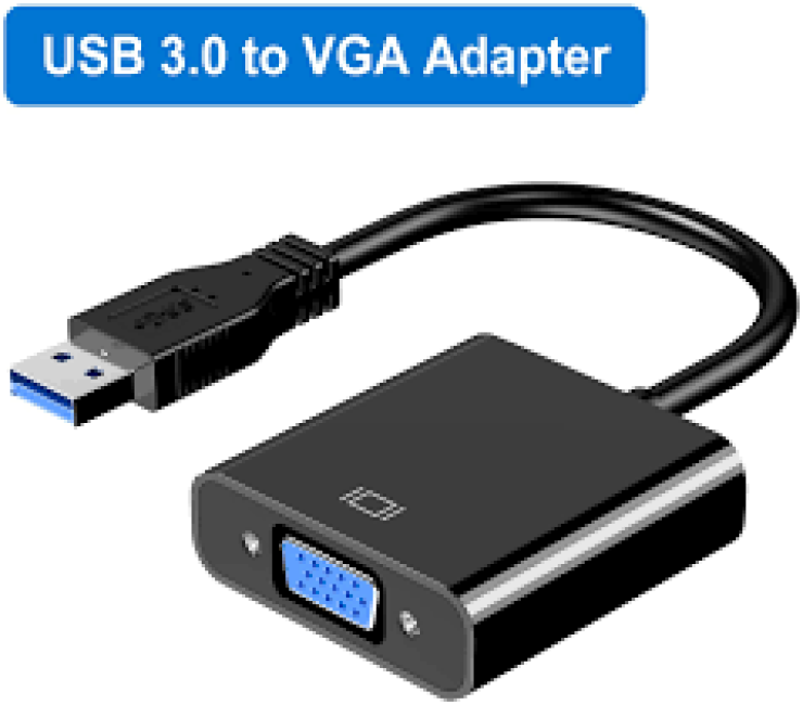 USB 3.0 TO VGA WITH CD ADAPTER