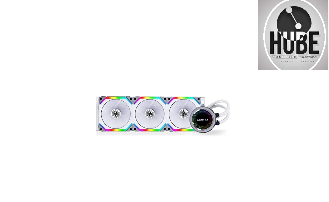 LIAN LI GALAHAD AIO 360 RGB UNI FAN SL120 EDITION WHITE LIQUID COOLER