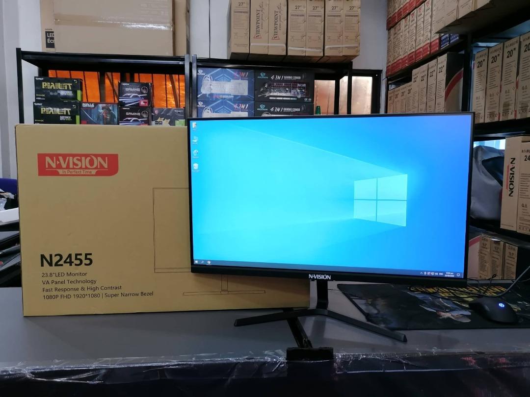 NVISION N2455 23.8" FRAMELESS IPS MONITOR (PD)