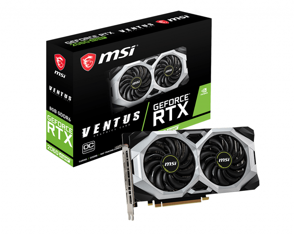 MSI GEFORCE RTX 2060 SUPER 8GB GDDR6 GRAPHICS CARD