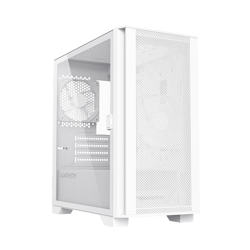 MONTECH AIR 100 LITE MESH TG WHITE GAMING CASE