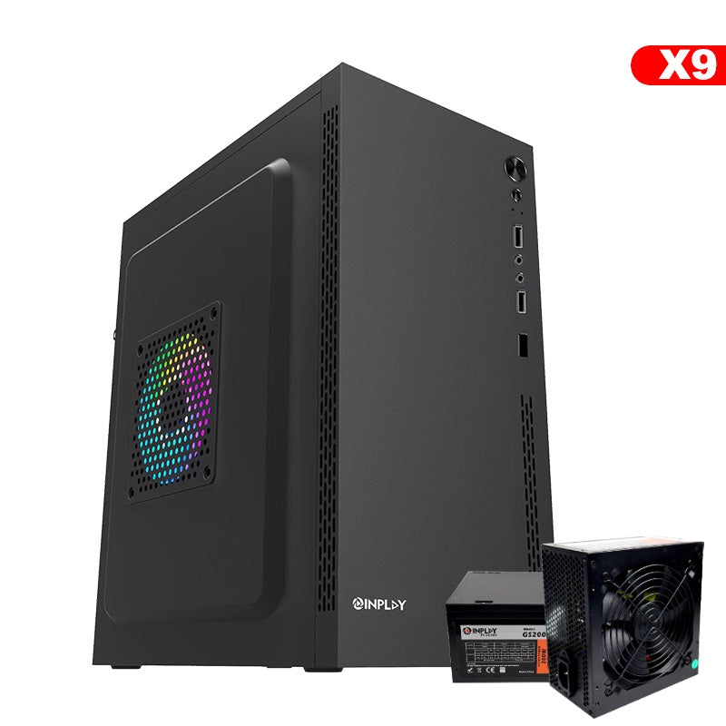 INPLAY LITE X9|X10 W| PSU 750W BLACK CASE