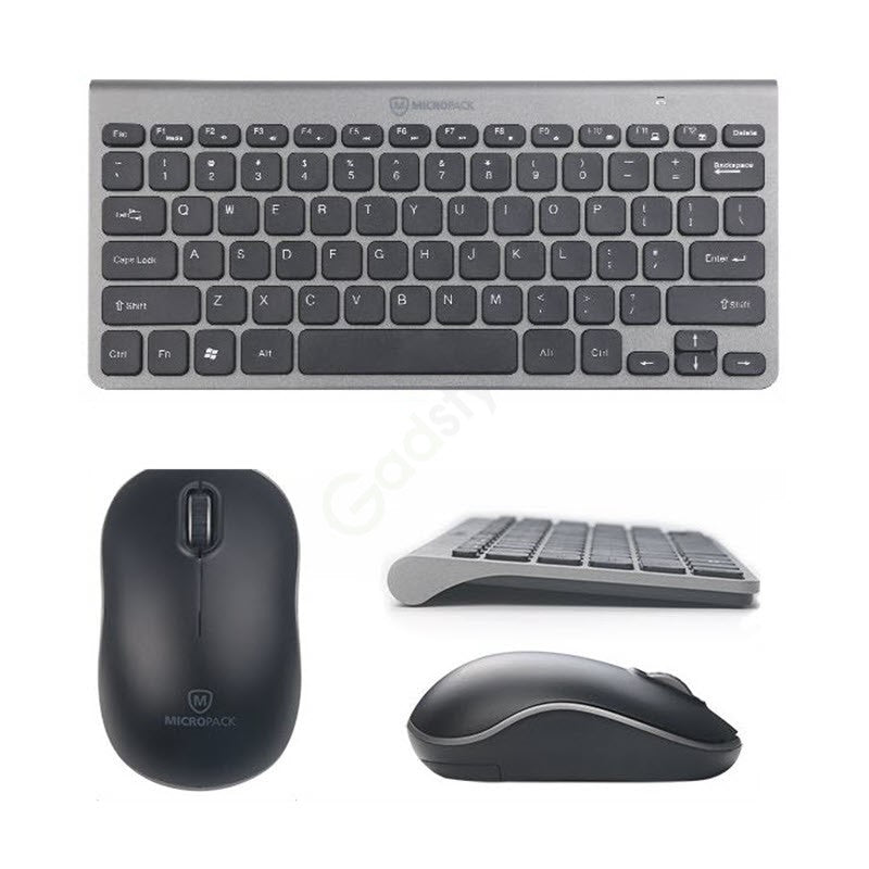 MICROPACK  KM-218 WIRELESS MINI KEYBOARD AND MOUSE COMBO