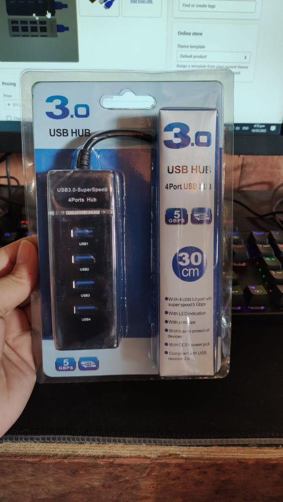 USB HUB 4 PORT 3.0 #303/#304