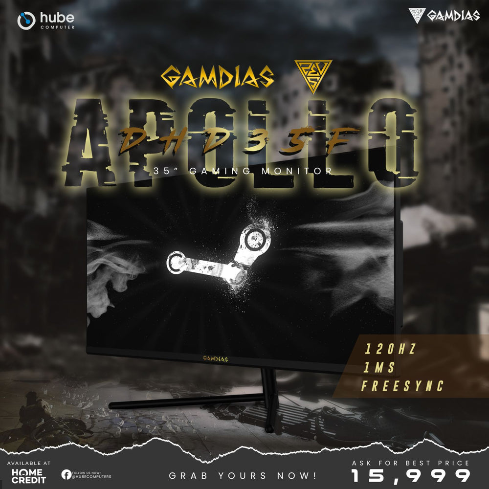 GAMDIAS APOLLO DHD35F 35 INCH 120HZ MONITOR