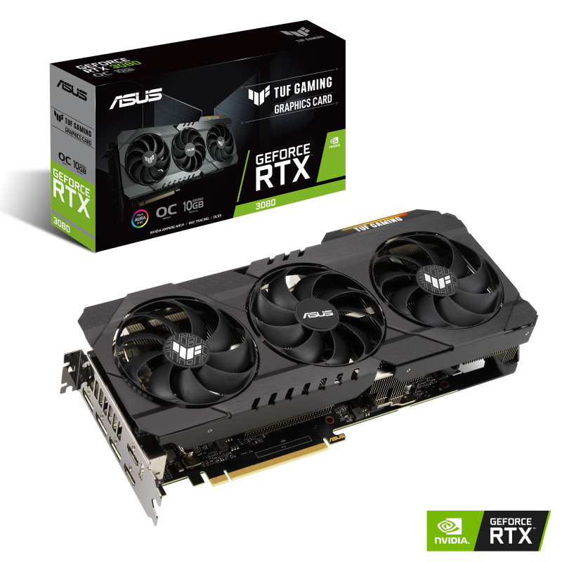 ASUS TUF GAMING GEFORCE RTX 3080 OC 10GB GDDR6X GRAPHICS CARD